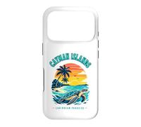 Carcasa para iPhone 17 Pro Islas Caimán Caribbean Paradise Sea Turtle Sunset Camiseta