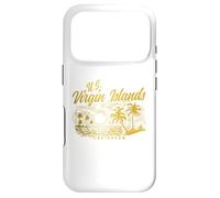 Carcasa para iPhone 17 Pro Islas Vírgenes Estados Unidos Beach Vacation USVI Vintage