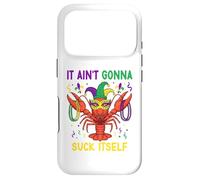Carcasa para iPhone 17 Pro It Ain't Gonna Suck Itself Crawfish Funny Mardi Gras Party