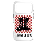 Carcasa para iPhone 17 Pro It Must Be Love 2 Tone Ska Music Checkerboard