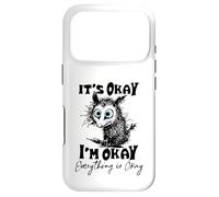 Carcasa para iPhone 17 Pro It’s Okay I’m Okay Everything Is Okay Funny Stress Relief