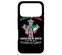Carcasa para iPhone 17 Pro Italiano de Sangre, Estadounidense de Nacimiento, Patriota por elección, Genial