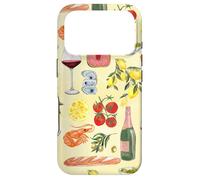 Carcasa para iPhone 17 Pro Italiano Europeo Verano Preppy Coastal Collage Estética