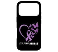 Carcasa para iPhone 17 Pro ITP Conciencia Corazón Inmune Trombocitopenia Cinta Púrpura