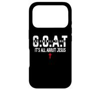 Carcasa para iPhone 17 Pro It's All About Jesus God Over All Things Jesus The Way Truth