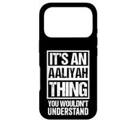 Carcasa para iPhone 17 Pro It's An Aaliyah Thing You Wouldn't Understand First Name
