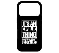 Carcasa para iPhone 17 Pro It's An Émilie Thing You Wouldn't Understand First Name