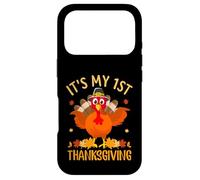 Carcasa para iPhone 17 Pro It's My 1st Thanksgiving Turkey Thankful For Family