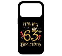 Carcasa para iPhone 17 Pro It's My 63rd Birthday, 63 Years Old, 63rd Birthday Queen