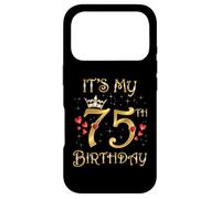 Carcasa para iPhone 17 Pro It's My 75th Birthday - Reina de 75 años, 75 años