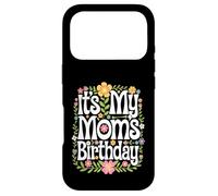 Carcasa para iPhone 17 Pro It's My Mom'S Birthday Floral Colorful Women Kids Flowers