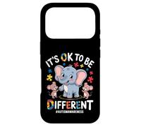 Carcasa para iPhone 17 Pro It's Ok To Be Different Autism Awareness Elephant Kids