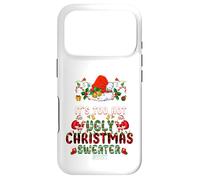 Carcasa para iPhone 17 Pro It's Too Hot For Ugly Christmas Sweater Santa Xmas Pajamas