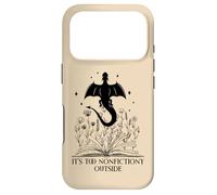 Carcasa para iPhone 17 Pro It's Too Nonfictiony Outside Book Dragon Reading Fantasy Era