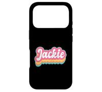 Carcasa para iPhone 17 Pro Jackie Nombre Chica Vintage 70s 80s Personalizado