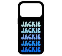 Carcasa para iPhone 17 Pro Jackie Retro Name Stack Design