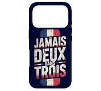 Carcasa para iPhone 17 Pro Jamais Deux Sans Trois Francia FRA Vintage