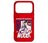 Carcasa para iPhone 17 Pro James Wood | Jugadores de béisbol de la MLB de Washington | MLBJWO203M
