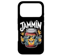 Carcasa para iPhone 17 Pro Jammin Cool Jam Jar con micrófono Divertido