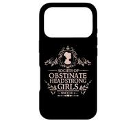 Carcasa para iPhone 17 Pro Jane Austen - Sociedad de Chicas obstinadas y testarudas