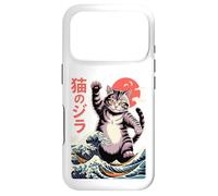 Carcasa para iPhone 17 Pro Japanese Cat Art Monster Wave Funny Cat For Men Women Kids