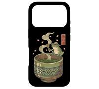 Carcasa para iPhone 17 Pro Japanese Frog Matcha Tea Time Té Verde Ukiyo-e Cottagecore
