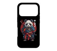 Carcasa para iPhone 17 Pro Japonés Samurai Panda Guerrero Ukiyo Panda Sensei Samurai