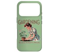 Carcasa para iPhone 17 Pro Jardinería Porque el Asesinato es una Planta equivocada