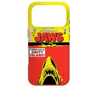 Carcasa para iPhone 17 Pro Jaws 50th Anniversary Poster Comic Book Style Front & Back