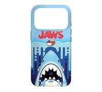Carcasa para iPhone 17 Pro Jaws 50th Anniversary Poster Drip Art Front & Back