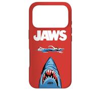 Carcasa para iPhone 17 Pro Jaws 50th Anniversary Poster Red Bite Front & Back