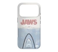 Carcasa para iPhone 17 Pro Jaws 50th Anniversary Poster Text Art Style Front & Back