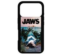 Carcasa para iPhone 17 Pro Jaws 50th Anniversary Poster Tropical Island Front & Back