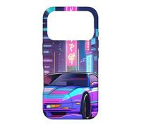 Carcasa para iPhone 17 Pro JDM Tokyo Skyline Retro Japonés Race Car Anime Style Gift