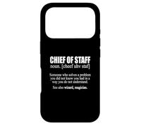 Carcasa para iPhone 17 Pro Jefe de Gabinete Definición Equipo de Informes Jefe de Gabinete