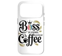 Carcasa para iPhone 17 Pro Jefe De Leyendas Guardián del Café Oficina Divertida Amante