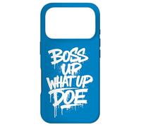 Carcasa para iPhone 17 Pro Jefe Up What Up Doe | Divertido Detroit Michigan