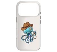 Carcasa para iPhone 17 Pro Jellyfish Western Sheriff Cowboy Funny Ocean Animal
