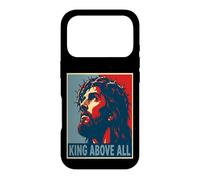 Carcasa para iPhone 17 Pro Jesucristo Rey sobre Toda Fe Cristiana