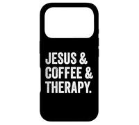 Carcasa para iPhone 17 Pro Jesus and Coffee and Therapy