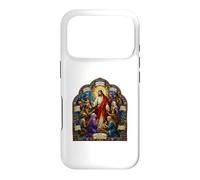 Carcasa para iPhone 17 Pro Jesús Bienaventuranzas Sermón Mosaico Gótico Arte Cristiano Icono