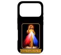 Carcasa para iPhone 17 Pro Jesús Confío En Ti Divine Misericordia Español Idioma Católico