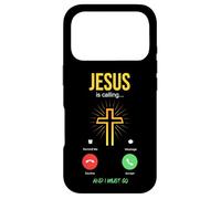 Carcasa para iPhone 17 Pro Jesús está Llamando a la Iglesia Cristiana Christus Faith Teléfono