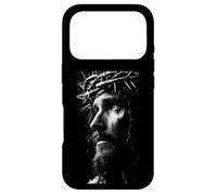 Carcasa para iPhone 17 Pro Jesus Face Crown of Thorns God Bible Christian Easter