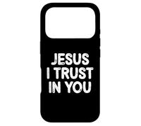 Carcasa para iPhone 17 Pro Jesus I Trust In You for Christian Men Women Family