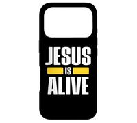 Carcasa para iPhone 17 Pro Jesus Is Alive Christian Fellowship Easter Resurrection