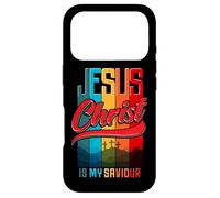 Carcasa para iPhone 17 Pro Jesus is my Savior King Christian Verse For Men Women