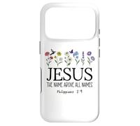 Carcasa para iPhone 17 Pro Jesus The Name Above All Names Christian Philippians 2 9-11