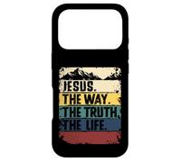 Carcasa para iPhone 17 Pro Jesus The Way Truth Life Women Men Kids Christian Worship