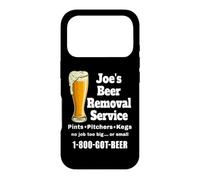 Carcasa para iPhone 17 Pro Joe's Beer Removal Service Joey Joseph Divertido Beber Cerveza